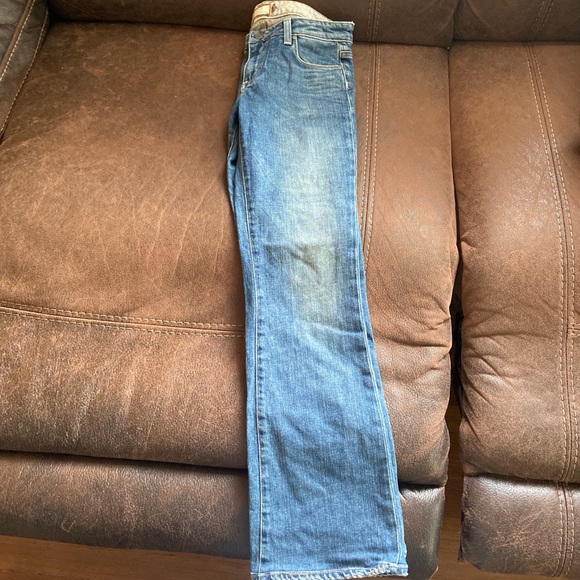 Flared jeans from brand (Paige) great condition and low rise and comfortable. - Picture 4 of 5